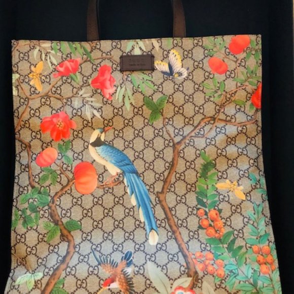 Gucci Tian Bird Tote - Picture 2 of 14